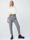 Salsa Jeans Šedé kostkované zkrácené kalhoty Salsa Jeans