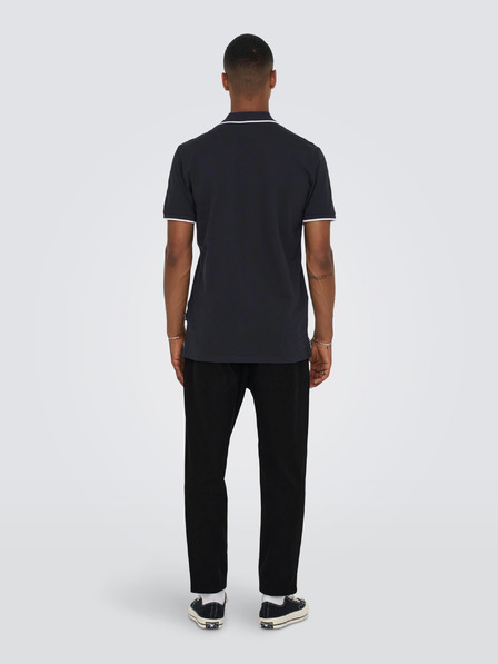 ONLY & SONS Černé zkrácené chino kalhoty ONLY & SONS Dew