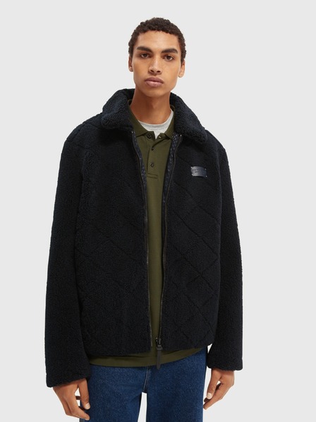 Scotch & Soda Tmavě modrá pánská bunda Scotch & Soda