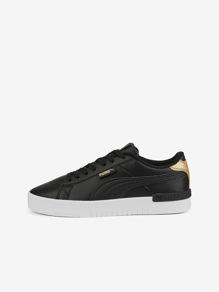 Puma Černé dámské kožené tenisky Puma Jada Distressed