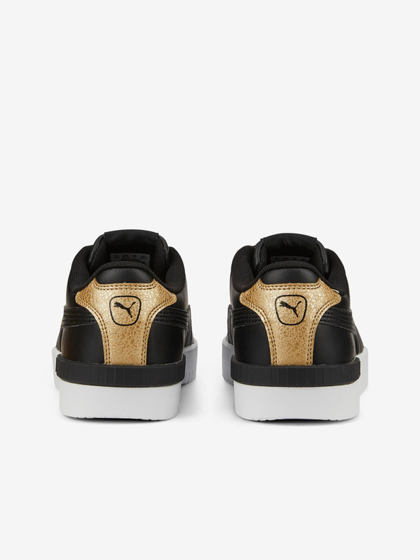 Puma Černé dámské kožené tenisky Puma Jada Distressed