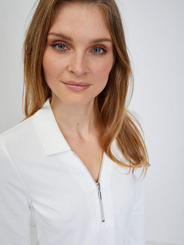 Orsay Krémové tričko s tříčtvrtečním rukávem ORSAY