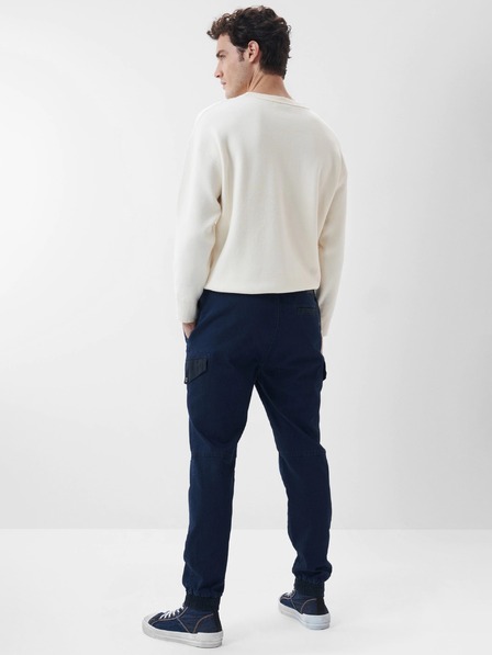 Salsa Jeans Tmavě modré pánské kalhoty s kapsami Salsa Jeans