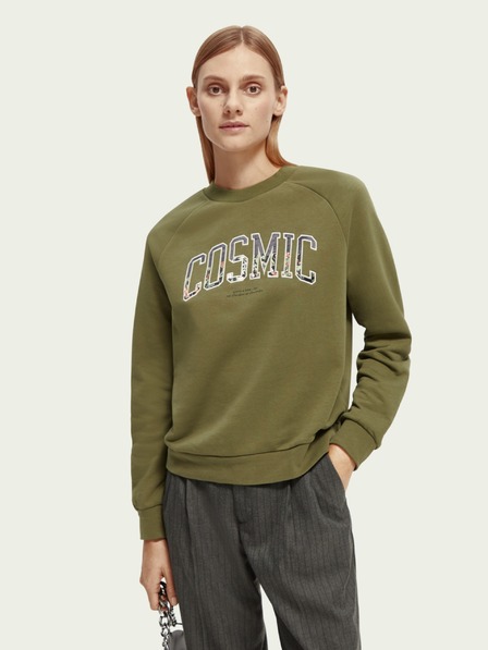 Scotch & Soda Khaki dámská mikina Scotch & Soda