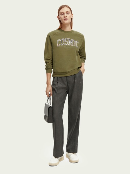 Scotch & Soda Khaki dámská mikina Scotch & Soda