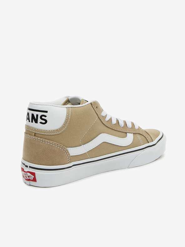Vans Béžové dámské kotníkové tenisky se semišovými detaily VANS UA Mid Skool 37