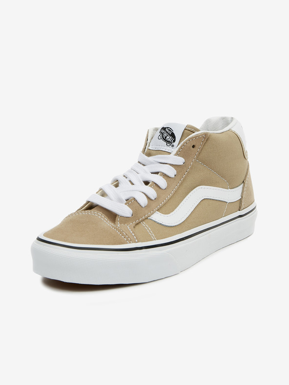 Vans Béžové dámské kotníkové tenisky se semišovými detaily VANS UA Mid Skool 37