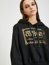 Versace Jeans Couture Černá dámská mikina s kapucí Versace Jeans Couture