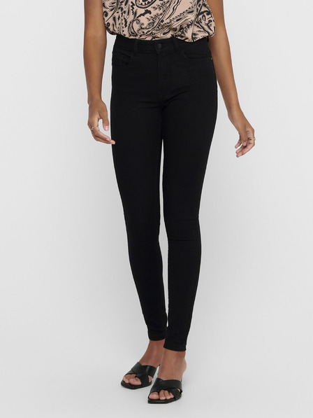 Jacqueline de Yong Černé skinny fit džíny JDY New Nikki