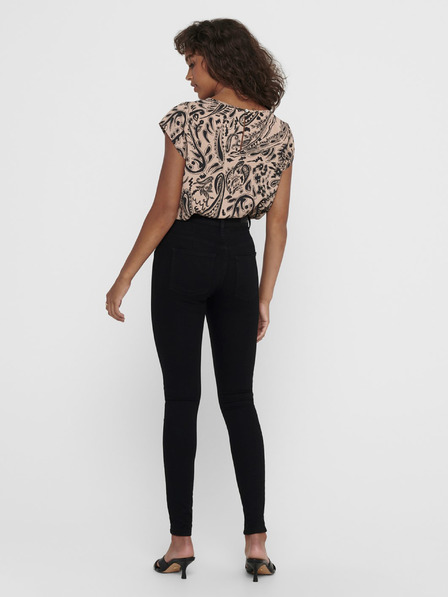 Jacqueline de Yong Černé skinny fit džíny JDY New Nikki