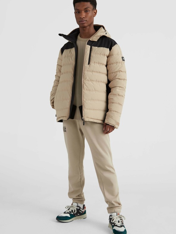 O'Neill Béžová pánská zimní bunda O'Neill Igneous