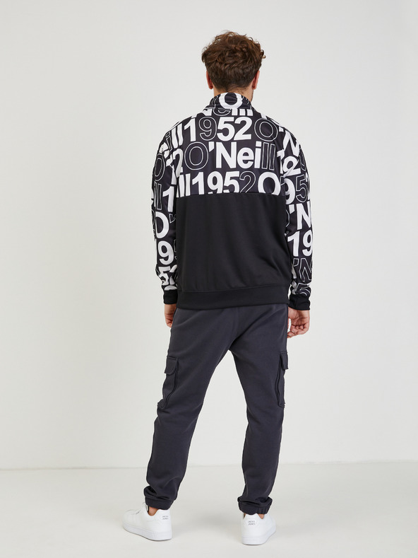 O'Neill Černá pánská vzorovaná mikina O'Neill Rutile
