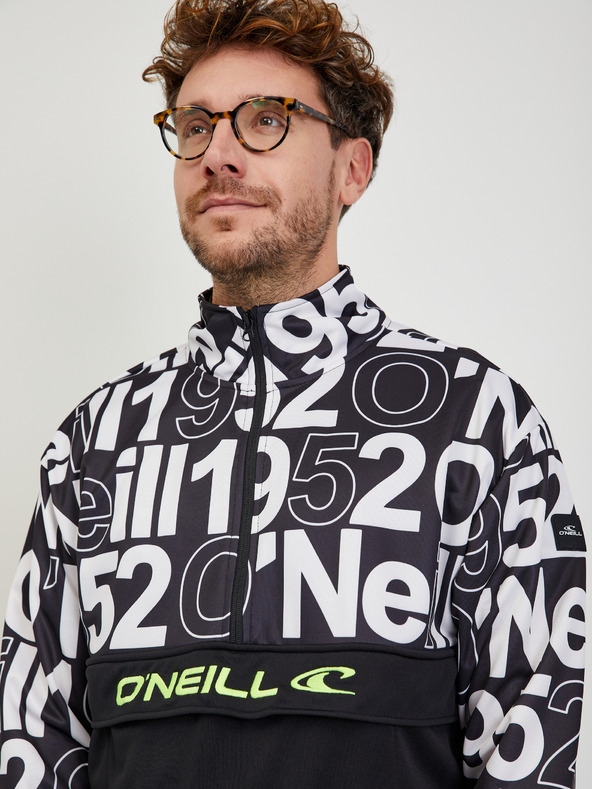 O'Neill Černá pánská vzorovaná mikina O'Neill Rutile