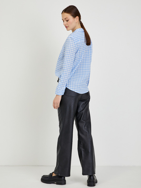 Orsay Světle modrá dámská kostkovaná košile ORSAY