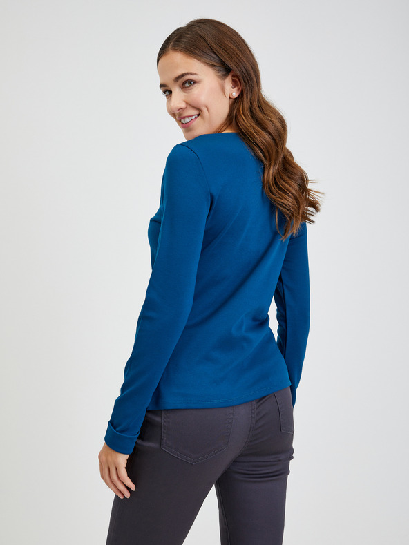 Orsay Tmavě modré dámské tričko ORSAY