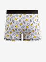 Celio Světle šedé pánské vzorované trenýrky Celio The Simpsons
