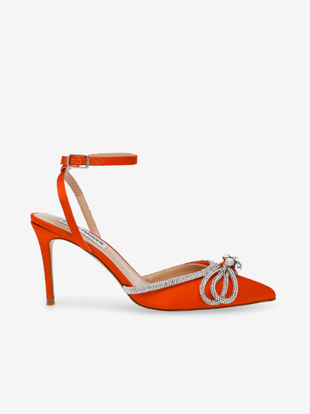 Steve Madden Oranžové dámské saténové lodičky Steve Madden
