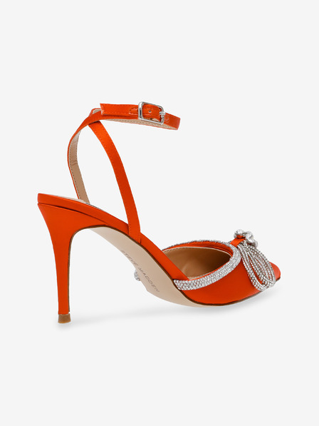 Steve Madden Oranžové dámské saténové lodičky Steve Madden
