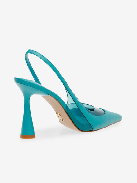 Steve Madden Tyrkysové dámské kožené lodičky Steve Madden