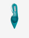 Steve Madden Tyrkysové dámské kožené lodičky Steve Madden