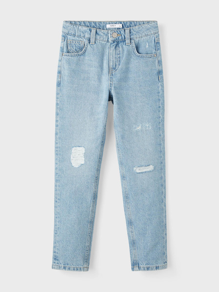 name it Světle modré holčičí slim fit džíny s potrhaným efektem name it Rose