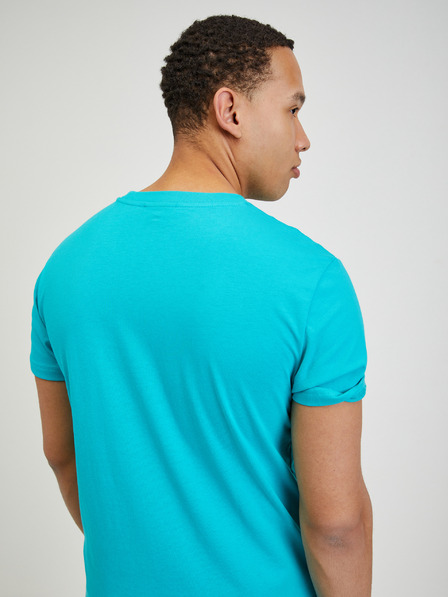 Diesel Tyrkysové pánské tričko Diesel Diegos