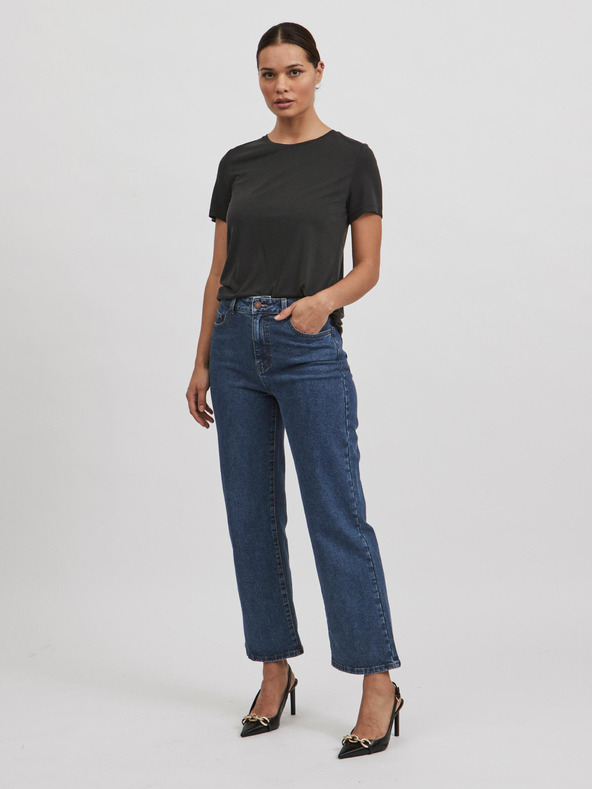 Vila Černé basic tričko VILA Modala