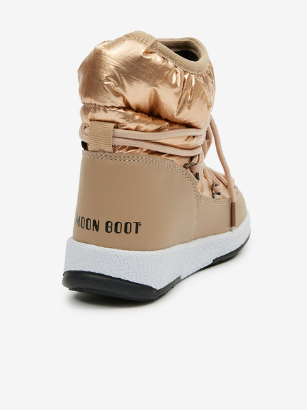 Moon Boot Holčičí sněhule ve zlaté barvě Moon Boot Low Nylon