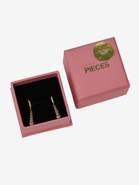 Pieces Dámské náušnice ve zlaté barvě Pieces Minna