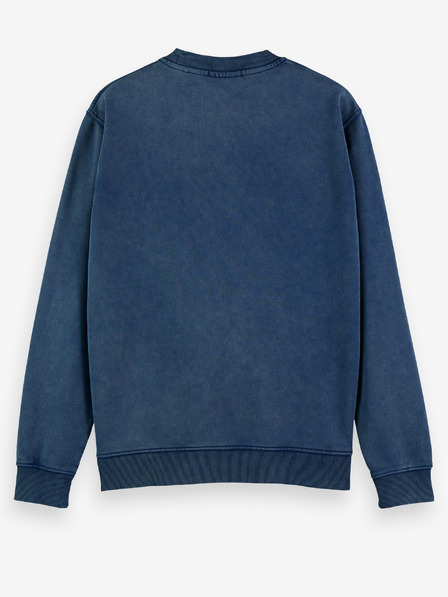 Scotch & Soda Tmavě modrá pánská mikina Scotch & Soda