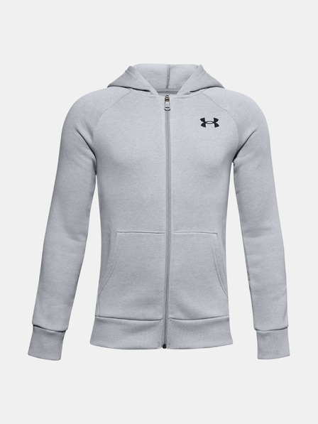 Under Armour Chlapecká mikina Under Armour RIVAL COTTON FZ HOODIE