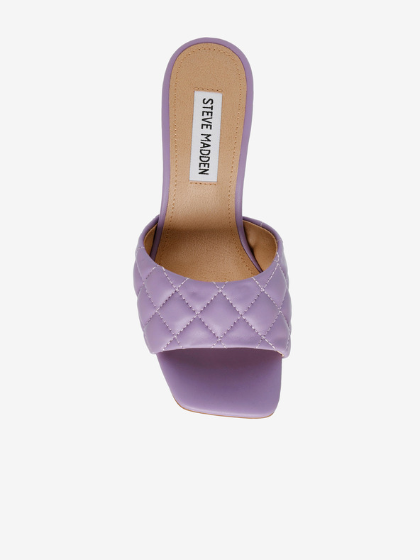 Steve Madden Světle fialové dámské pantofle na podpatku Steve Madden Signify