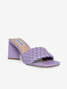 Steve Madden Světle fialové dámské pantofle na širokém podpatku Steve Madden Monte Carlo