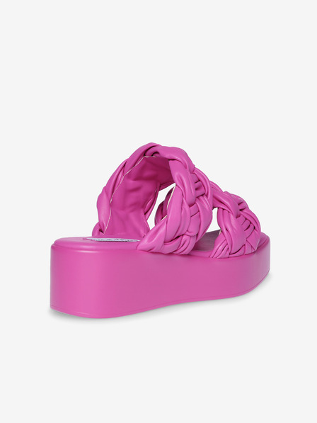 Steve Madden Tmavě růžové dámské pantofle na platformě Steve Madden Bazaar