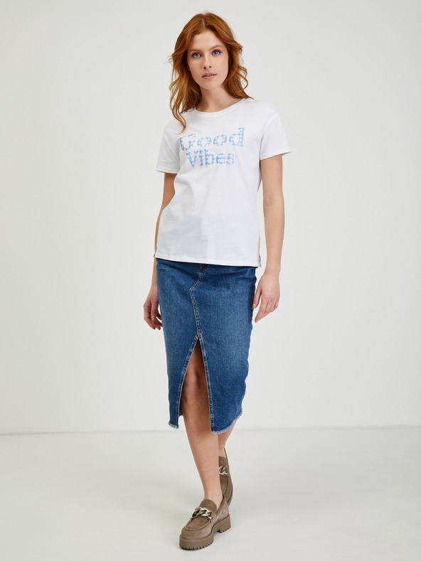 Orsay Bílé dámské tričko ORSAY