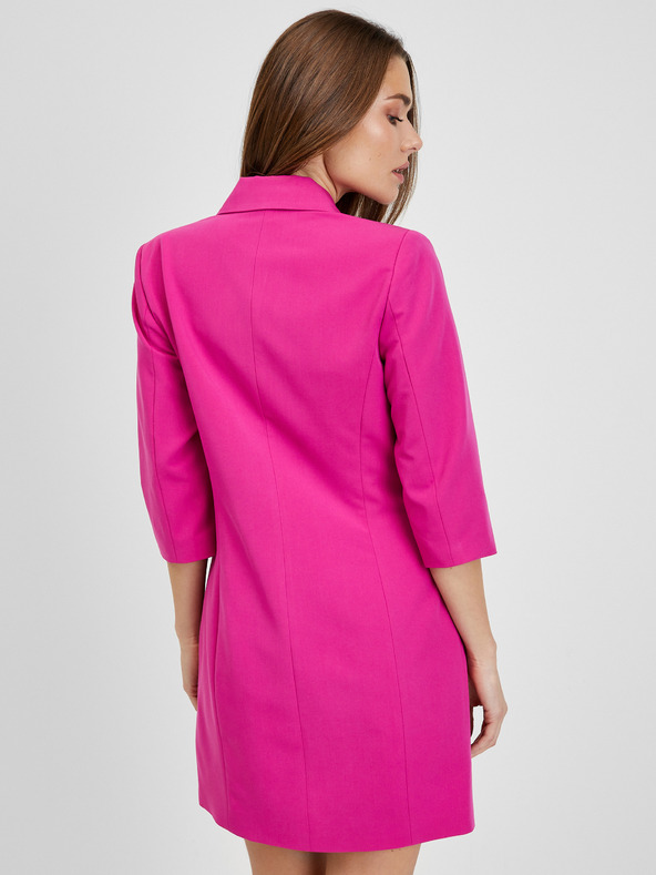 Orsay Tmavě růžové dámské šaty ORSAY