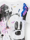 Desigual Bílé holčičí tričko Desigual Mickey Splash