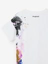 Desigual Bílé holčičí tričko Desigual Mickey Splash