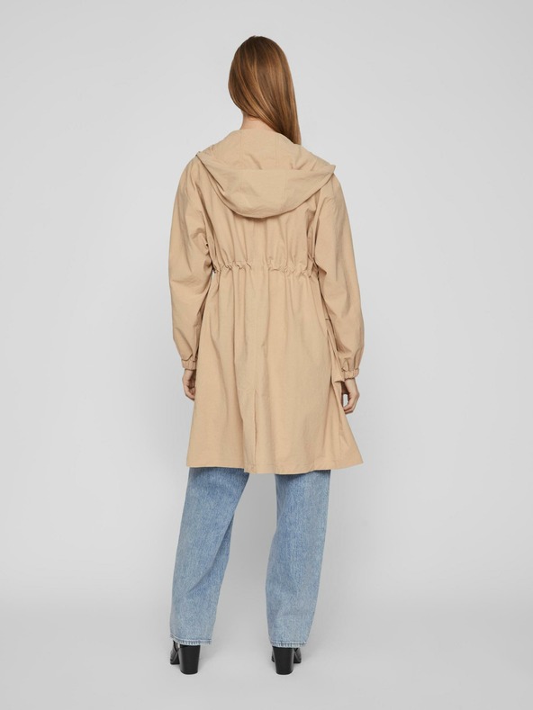 Vila Béžová dámská parka VILA Siliana