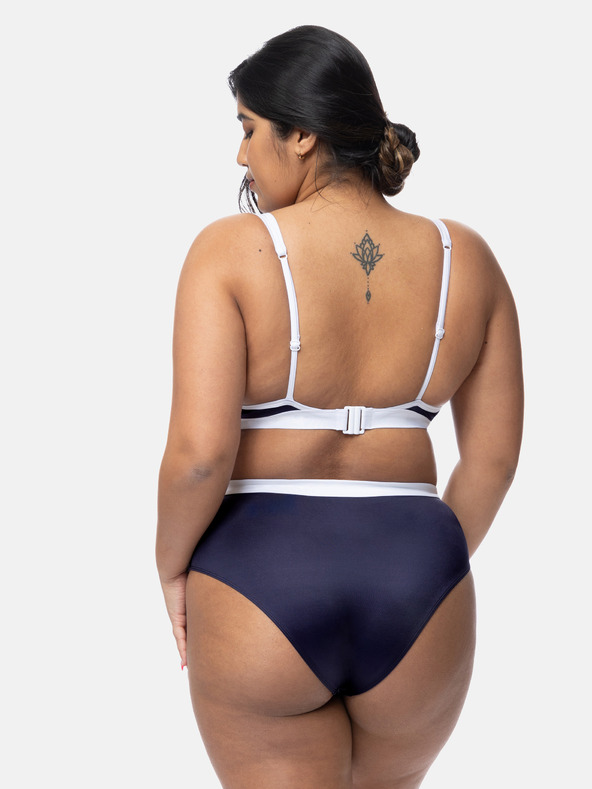 DORINA Tmavě modrý dámský vrchní díl plavek DORINA Monte-Carlo