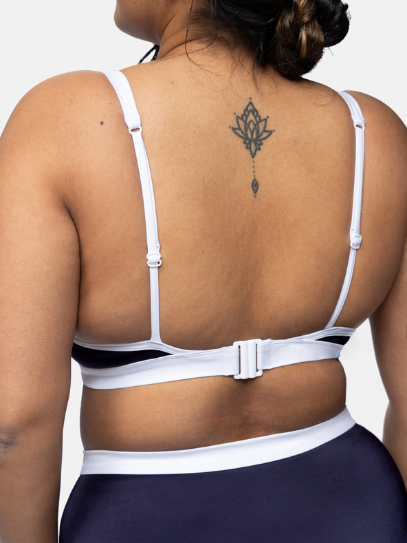 DORINA Tmavě modrý dámský vrchní díl plavek DORINA Monte-Carlo