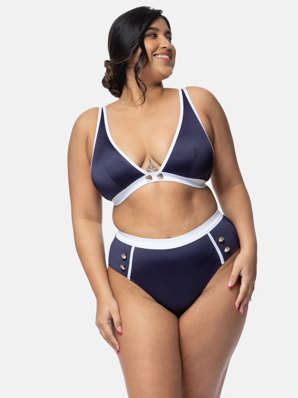 DORINA Tmavě modrý dámský vrchní díl plavek DORINA Monte-Carlo