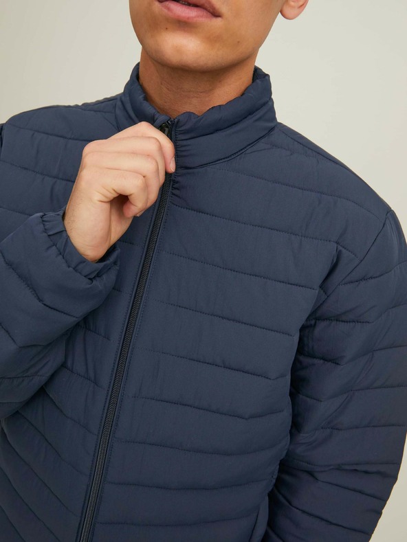 Jack & Jones Tmavě modrá prošívaná bunda Jack & Jones Puffer
