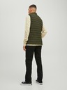 Jack & Jones Khaki prošívaná vesta Jack & Jones