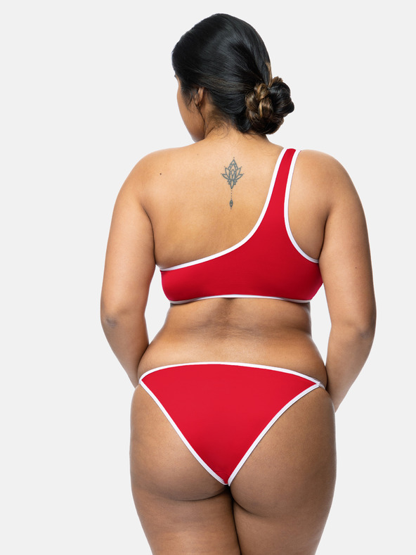 DORINA Červený dámský vrchní díl plavek DORINA Bandol