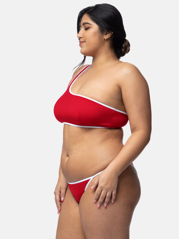 DORINA Červený dámský vrchní díl plavek DORINA Bandol