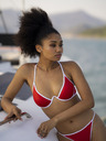 DORINA Červený dámský vrchní díl plavek DORINA Bandol