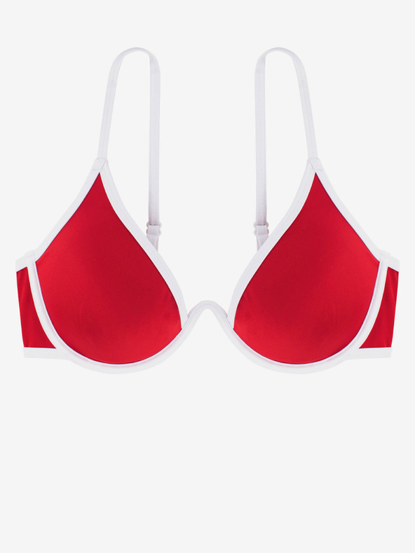 DORINA Červený dámský vrchní díl plavek DORINA Bandol