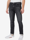 Pepe Jeans Černé pánské straight fit džíny Pepe Jeans Track