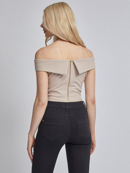 Dorothy Perkins Béžový crop top Dorothy Perkins